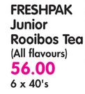 Freshpak Junior Rooibos Tea(All Flavours)-6x40's