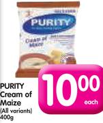 Purity Cream Of Maize(All Variants)-400G