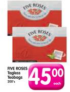 Five Roses Tagless Teabags -200's