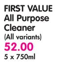 First Value All Purpose Cleaner-5 x 750ml