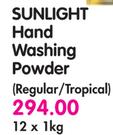 Sunlight Hand Washing Powder 12 x 1Kg