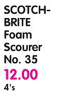 Scotch-Brite Foam Scourer No. 35- 4's