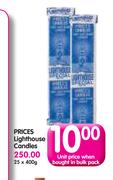 Prices Lighthouse Candles-400g