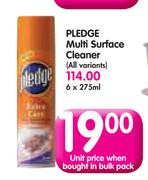 Pledge Multi surface Cleaner-275ml