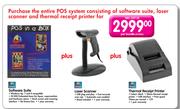 Software Suite + Laser Scanner + Thermal Receipt Printer