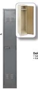 Steel Lockers 2 Tier-1800mm (h) x 300mm (w) x 450mm (d)  Each
