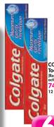 Colgate Toothpaste (Regular, Herbal, Triple Action Or Gel)-12 x 100ml