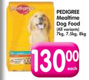 Pedigree Mealtime Dog Food (All Variants)-7kg, 7.5kg, 8kg Each