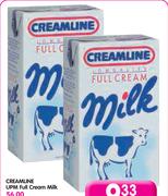 Creamline UPM Full Cream Milk - 6 x 1L