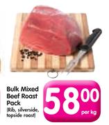 Bulk Mixed Beef Roast Pack (Rib, Silverside, Topside, Roast) - Per Kg