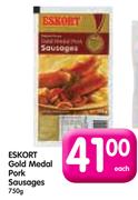 Eskort Gold Medal Pork Sausages - 750g