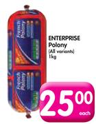 Enterprise Polony (All Variants)-1kg