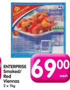 Enterprise Smoked/Red Viennas-2 x 1kg