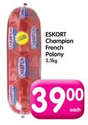 Eskort Champion French Polony - 2.5kg