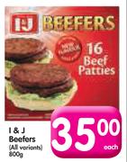 I & J Beefers (All Variants) - 800g 