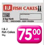 I & J Fish Cakes - 2kg