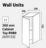 Home & Kitchen 300mm Cabinet Top Wall Units