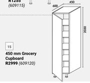 Home & Kitchen 450mm Grocery Cupboard Tall Units
