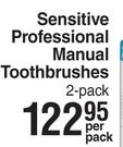 Elmex Sensitive Professional Toothbrushes 2 Pack-Per Pack