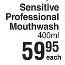 Elmex Sensitive Professional Mouthwash-400ml Each