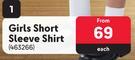 Legend Girls Short Sleeve Shirt 463266-Each