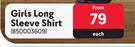 Legend Girls Long Sleeve Shirt 850003609-Each