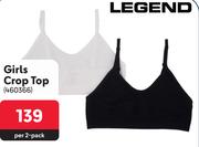 Legend Girl Crop Top 460366-Per 2-Pack