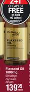 Dis Chem Flaxseed Oil 1000mg 90 Softgel Capsules-Each