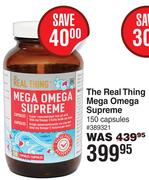 The Real Thing Mega Omega Supreme 150 Capsules