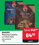 Bakers Romany Creams Or Choc Kits (All Variants)-1Kg Each