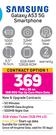 Samsung Galaxy A53 5G Smartphone-On 1GB Red Top Up Core More Data (36 Month)