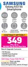 Samsung Galaxy A33 5G Smartphone-On 1GB Red Top Up Core More Data (36 Month)