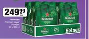 Heineken Premium Lager Handies-24 x 330ml Per Case
