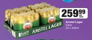 Amstel Lager Cans-24 x 440ml Per Case
