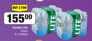 Castle Lite Cans-For 2 x 6 x 500ml