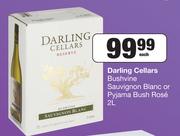 Darling Cellars Bushvine Sauvignon Blanc Or Pyjama Bush Rose-2L Each