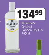 Stretton's Original London Dry Gin-750ml