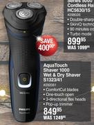 Philips Aquatouch Shaver 1000 Wet & Dry Shaver S1323/41 #292061