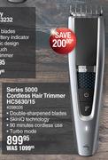 Philips Series 5000 Cordless Hair Trimmer HC5630/15 #298026