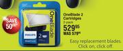 Philips OneBlade 2 Cartridges- 2 Pack