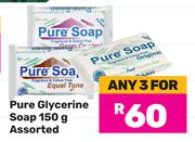 Pure Glycerine Soap Assorted-For Any 3 x 150ml