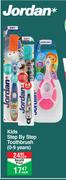 Jordan Kids Step By Step Toothbrush (0-9 Years)-Each