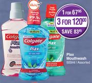 Colgate Plax Mouthwash Assorted-For 1 x 500ml