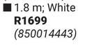 Home & Kitchen Cuba Wall Unit White 850014443-1.8m