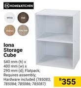 Home & Kitchen Iona Storage Cube-540mm (h) X 400mm(w) X 290mm(d)