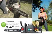 Sterwins UP40 Battery Operated Chainsaw 41cm 40V (Excludes Battery & Charger)