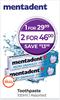 Mentadent Toothpaste Assorted-100ml