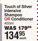 Pro:Voke Touch Of Silver Intensive Shampoo Or Conditioner-400ml Each