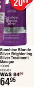 Sunshine Blonde Silver Brightening Silver Treatment Masque 330481-100ml
