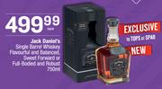 Jack Daniel's Single Barrel Whiskey Flavourful, Balanced,Sweet Forward, Full Bodied, Robust-750ml EA